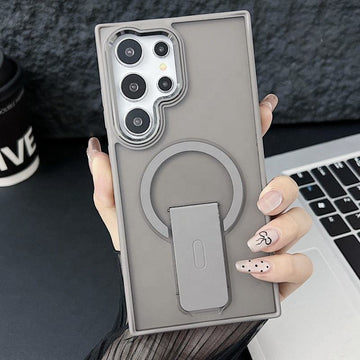 Luxury Kickstand Magnetic Frosted Case