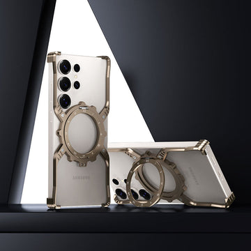 X-Shaped Magnetic Bracket Phone Case For Samsung