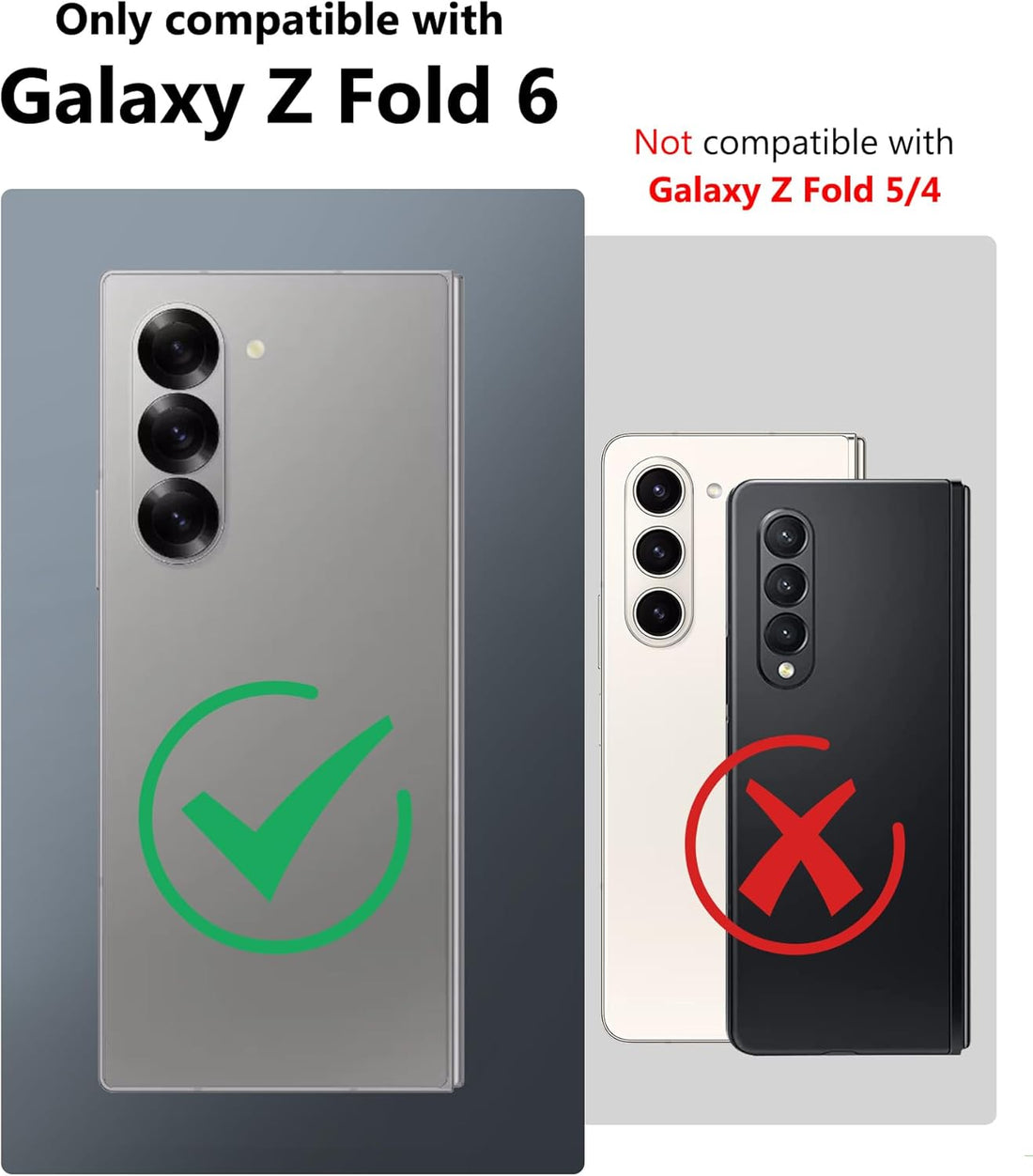 Samsung Galaxy Z Fold 6 Case with Built-in S Pen Holder (No S Pen)