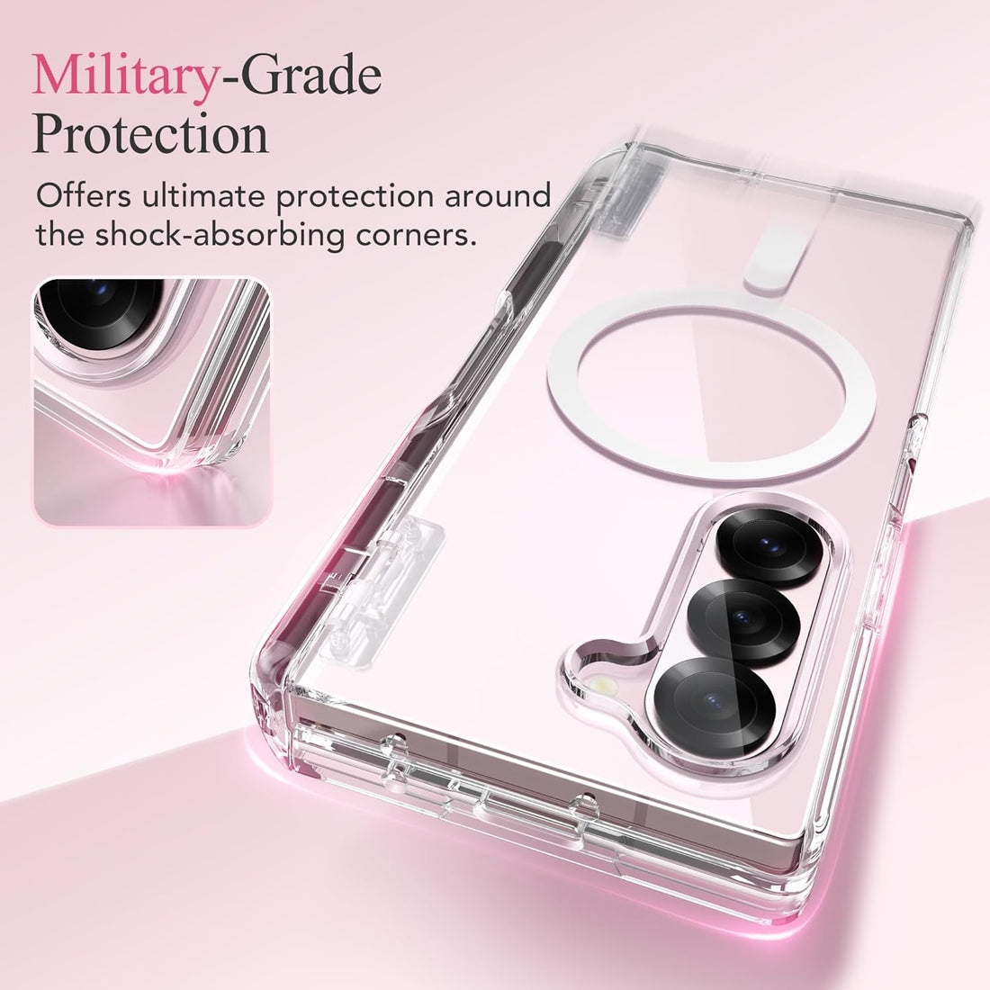 TONGATE Magnetic for Galaxy Z Fold 6 Case with Screen Protector,