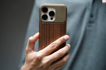 Personalized Vegan Leather Case With Titanium Frame