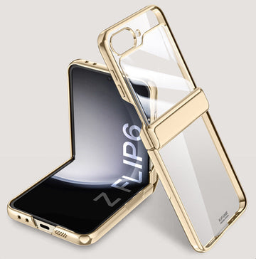 Premium Gold Electroplated Glass Cover (with Screen Glass)