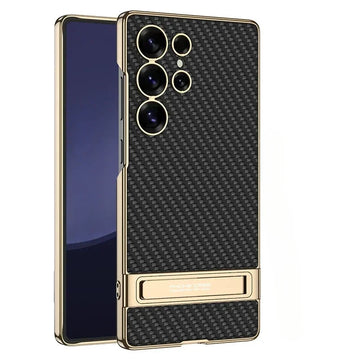 Shockproof Electroplated Leather Case for Samsung Galaxy