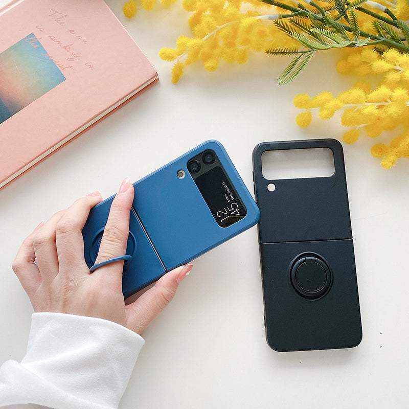 Case with Magnetic Ring Holder for Samsung Galaxy Flip