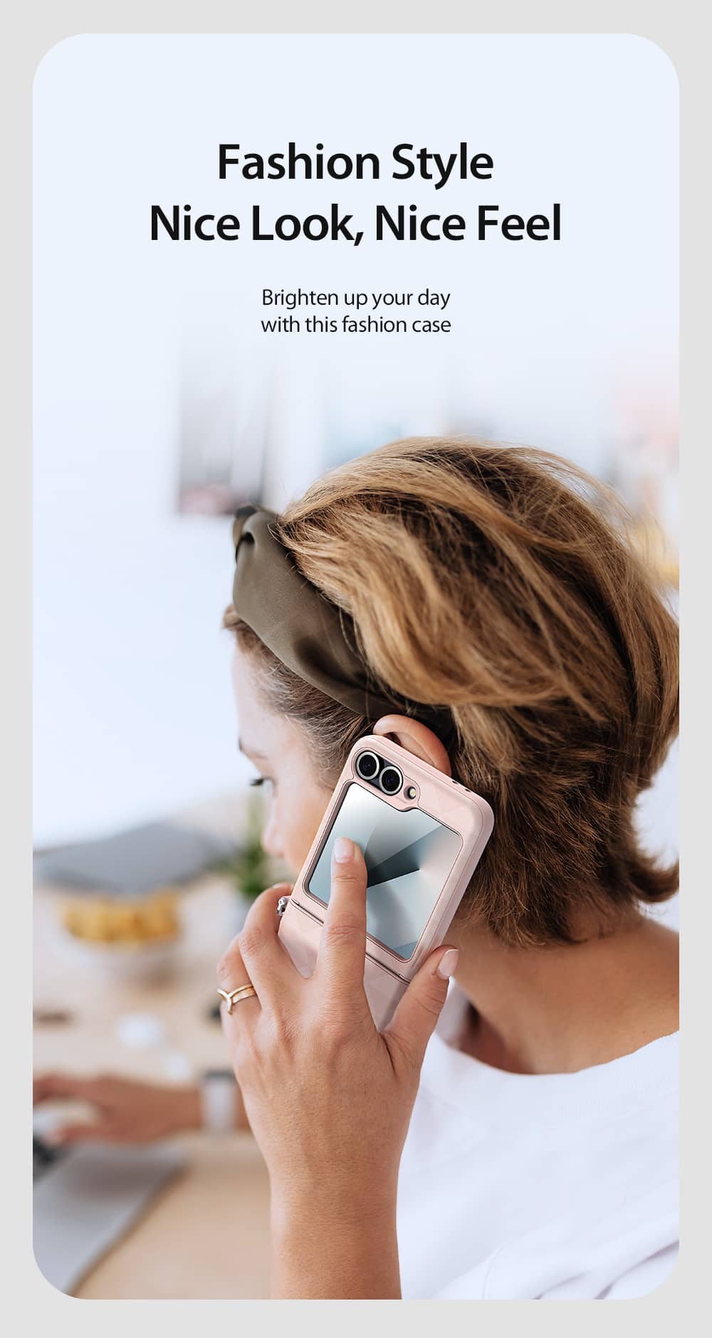 Leather Case with Hinge Protection