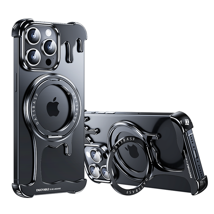 Liquid Form Metal Phone Case;Skin Friendly and Bare Feeling;supporting Multiple Angles of Placement