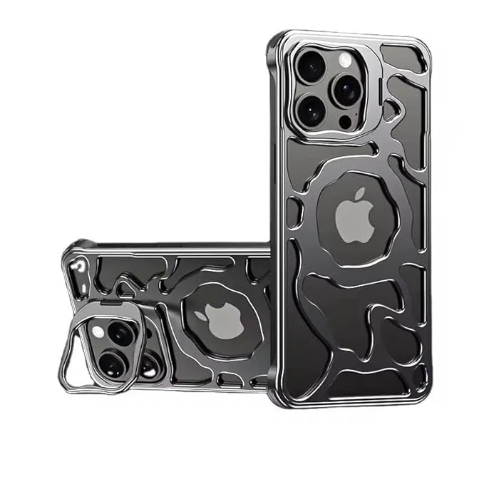 Casehub Luxury Auspicious Cloud Series Design Metal Case for iPhones (iPhone 15) Silver