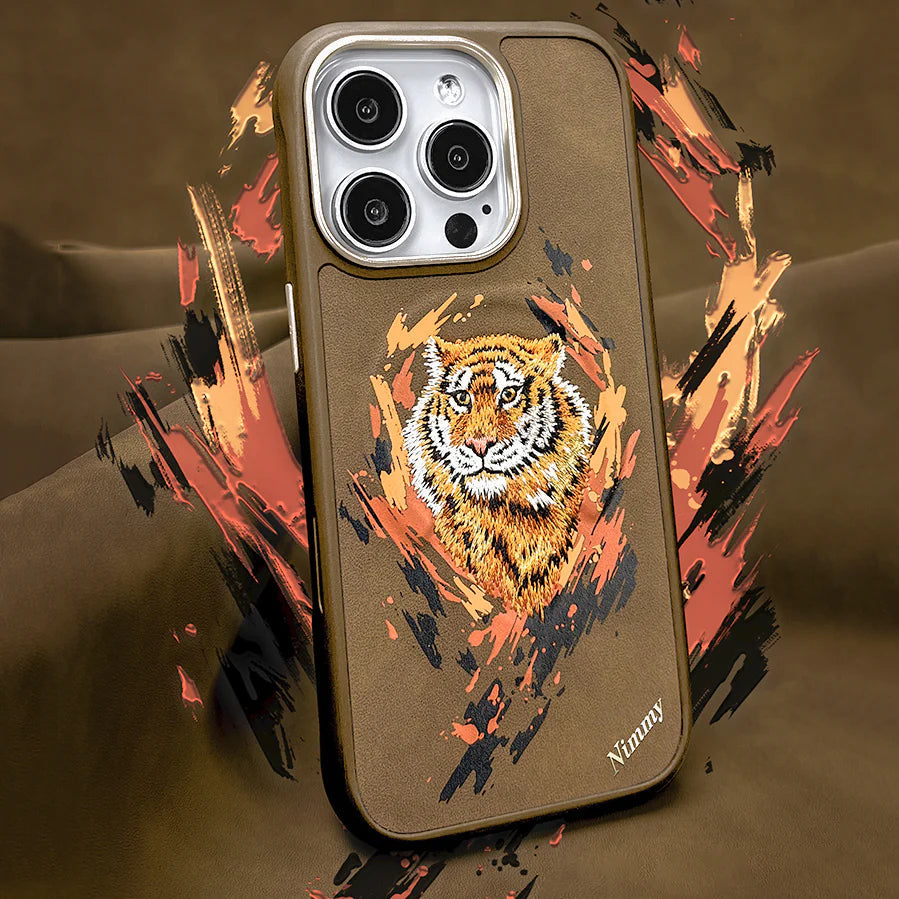 Wild Embroidery Case With MagSafe For iPhone